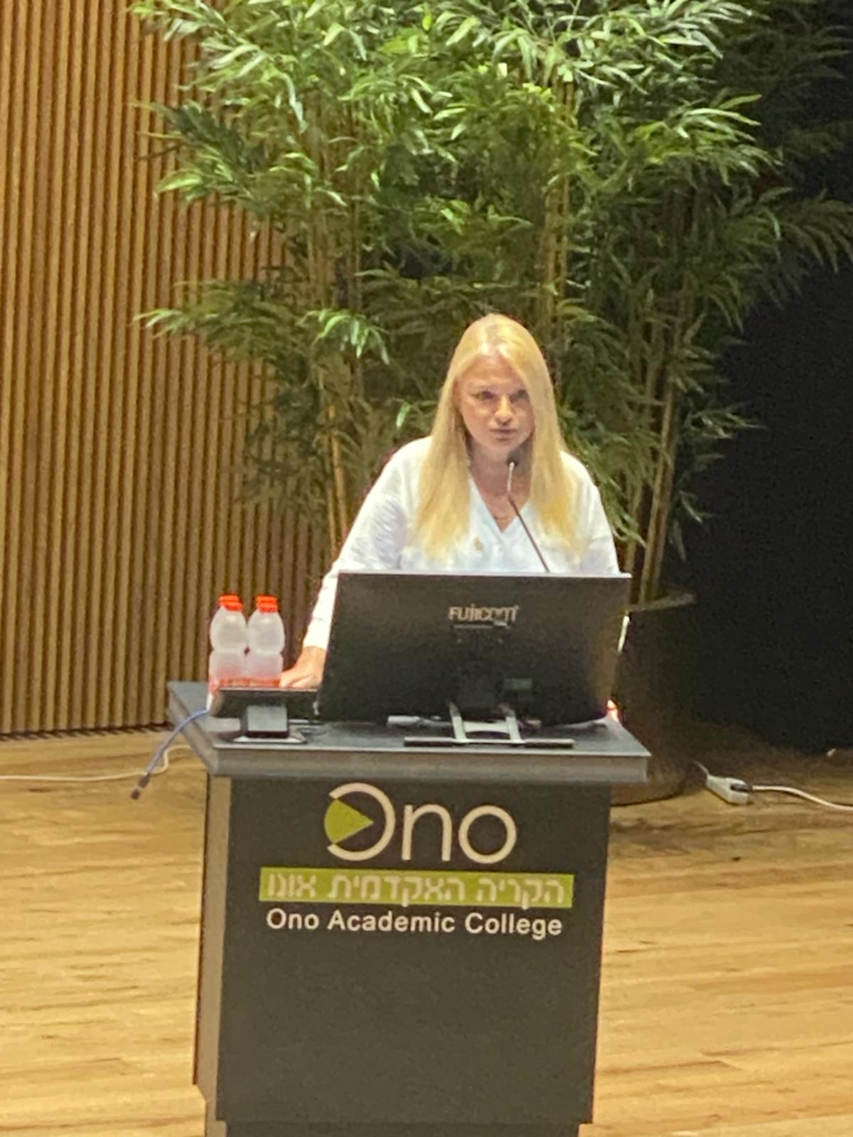 Michal Shapira speaking