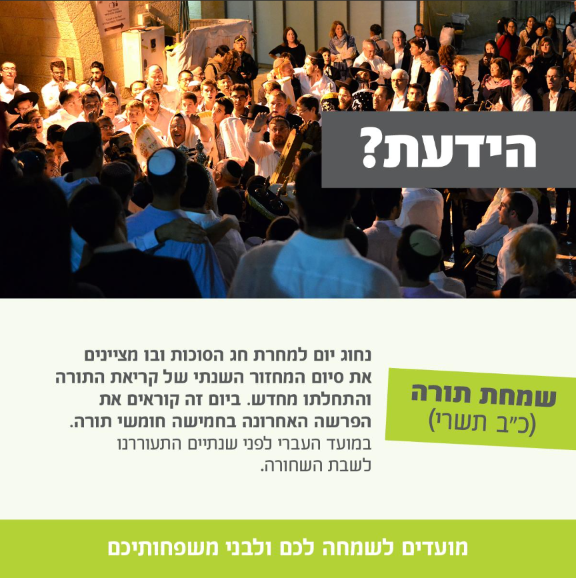 Simhat Torah Infographic